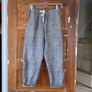 Cp shades linen high waist elastic pants small